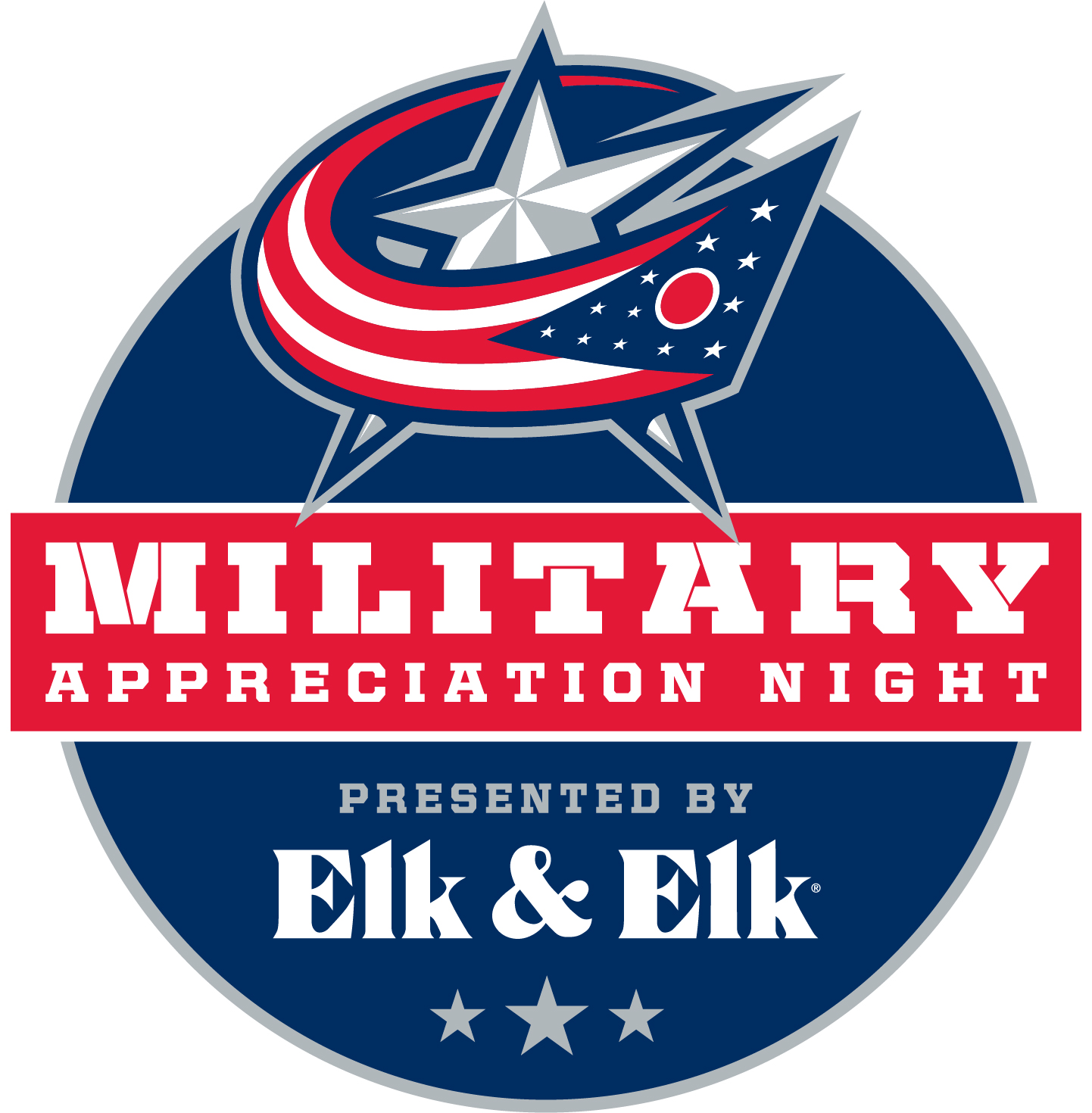 Elk & Elk Presents Columbus Blue Jackets Military Appreciation Night