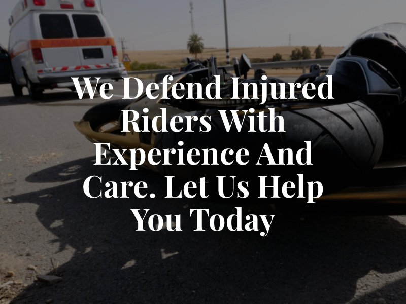 We Defend injured riders with experience and care. Let our Cincinnati motorcycle accident lawyer help you today